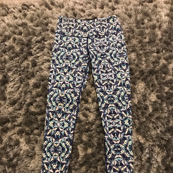 NWOT Victoria Secret Blue Leggings!! - Picture 2 of 4